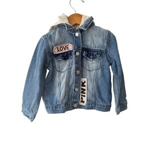 Zara Baby Pink Panther Blue Denim Jacket 6-12 months